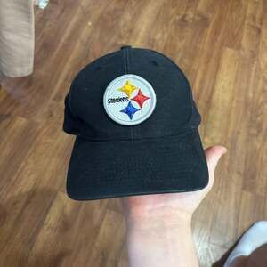 Reebok Pittsburgh Steelers NFL Football Black Adjustable Baseball Hat Cap